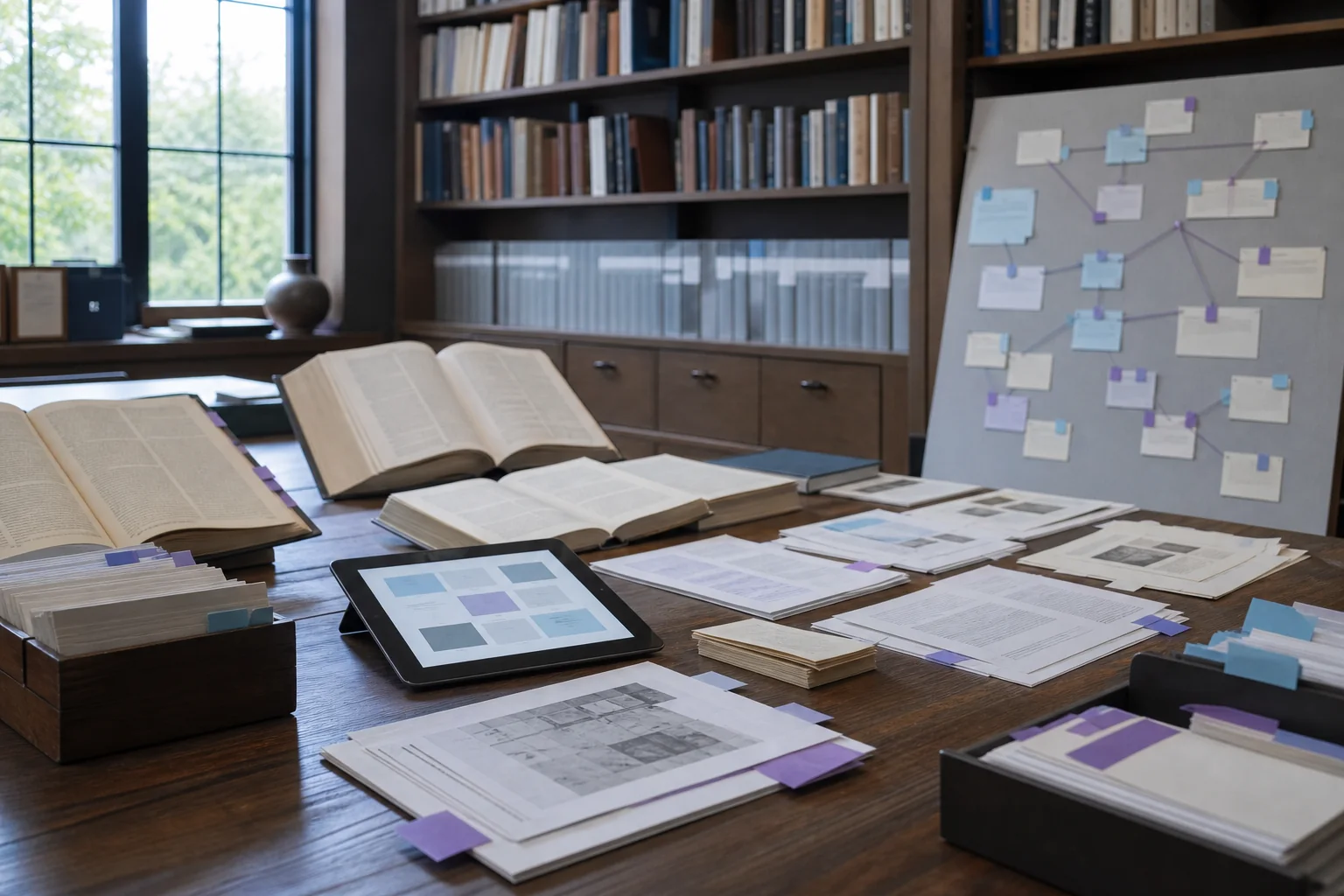 Espace de recherche avec sources publiques et carte de vérification des faits