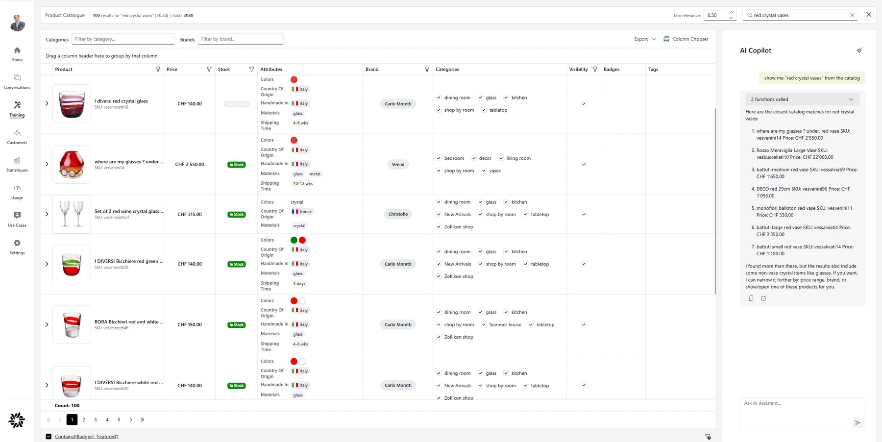 Product search using WooCommerce catalogue attributes